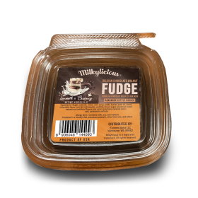 Old Fashioned Handmade Kettle Cooked Smooth Creamy Fudge - Belgian Chocolate Walnut (1/4 Pound)