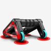 Multifunction AB Wheel Roller Push Up Bar Folding Abdominal Fitness Wheel Multi-angle All-round Muscle Training Roller Wheel Home Gym Fitness Equipmen