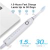 Sonic Electric Toothbrushes for Adults Kratax USB Rechargeable Toothbrush with Timer, 5 Toothbrush Heads,5 Modes, 2 Hr Charge Last 30 Days Ultra-Light