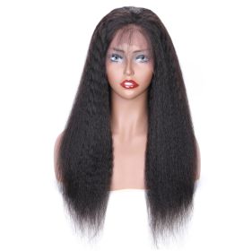 Yaki 13x4 Lace Frontal Wig Kinky Straight (Option: Photo Color-28inch)