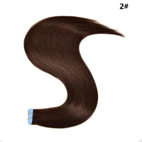 Female Traceless Invisible Real Hair Wig Extension (Option: 2Color-20inch-20pcs)