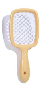 Children's Hollow Diamond Massage Comb (Color: Yellow)