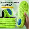 Sports Shock Absorption Insole Green PU Memory Foam Breathable Arch Support Orthopedic Shoes Pad Men Women Feet Care Shoes Pad