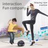 10-level Speed Regulation Intelligent Remote Control Rope Skipping Machine LED Seven-color Lights Wireless Bluetooth Counting Music Function Intellige