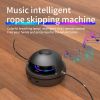 10-level Speed Regulation Intelligent Remote Control Rope Skipping Machine LED Seven-color Lights Wireless Bluetooth Counting Music Function Intellige