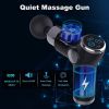 High Frequency Massage Gun Mini LCD 32 Speeds Fascia Gun Muscle Massager Relaxation Body Relax Fitness